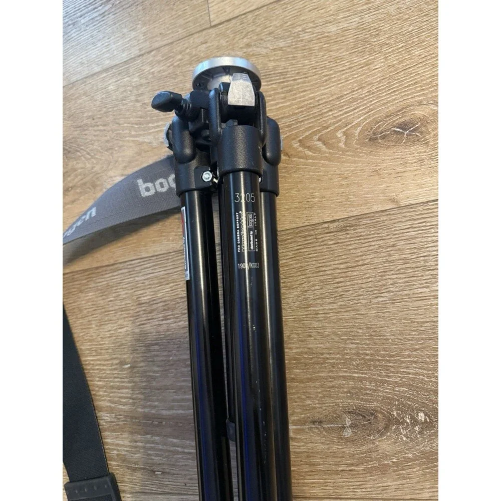 Bogen Manfrotto 3205 Tripod - Made in Italy - Black